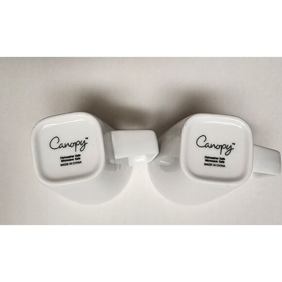 Canopy White (Square) by Home Trends Mugs - Picture 7 of 7